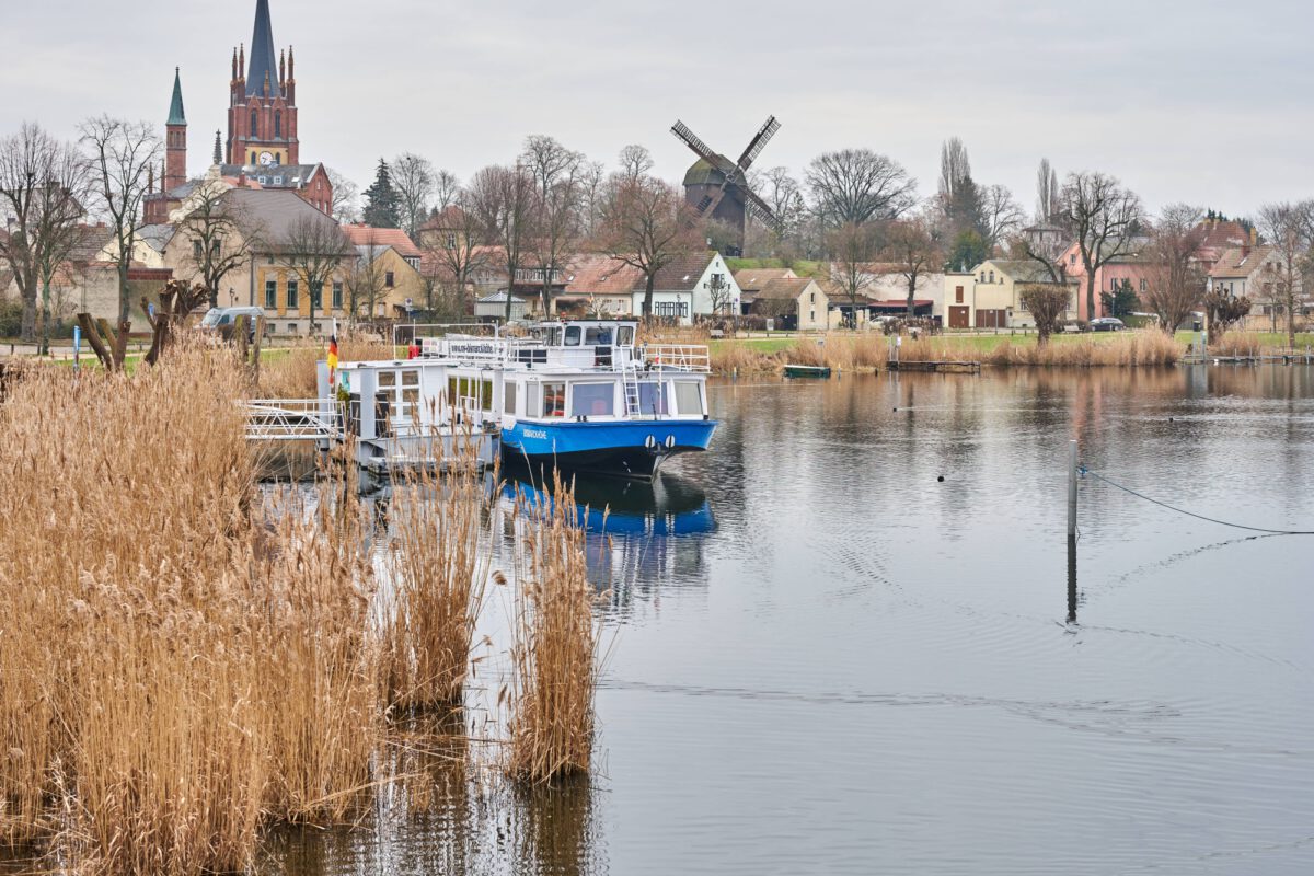 Auf dem Inselrundweg in Werder